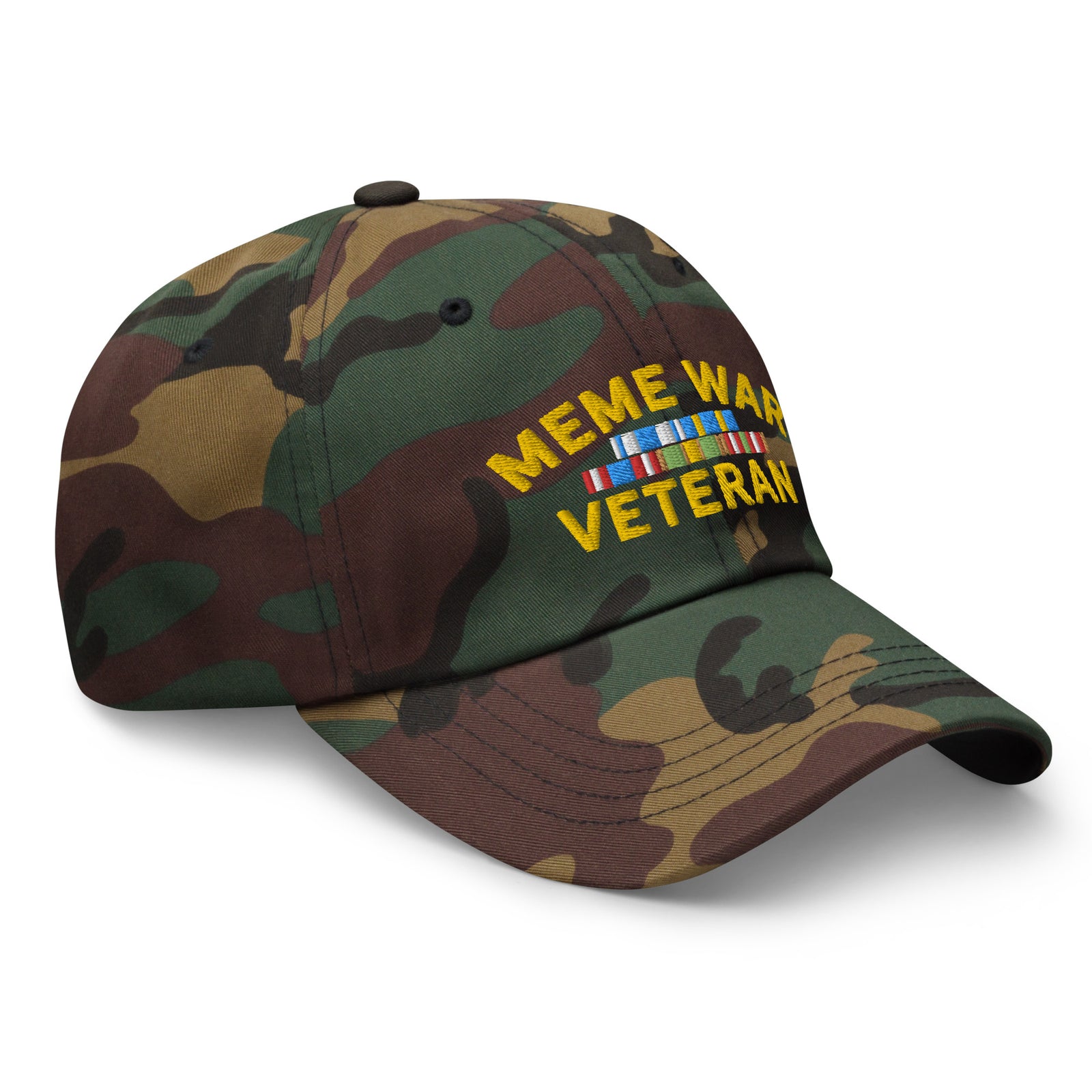 Meme War Veteran Chino Cotton Twill Dad hat