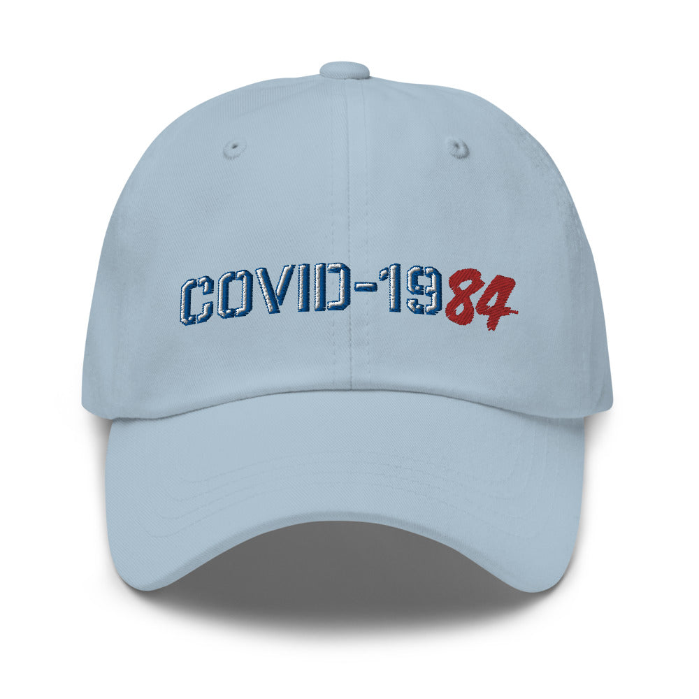 COVID-1984 Unstructured Twill Dad hat