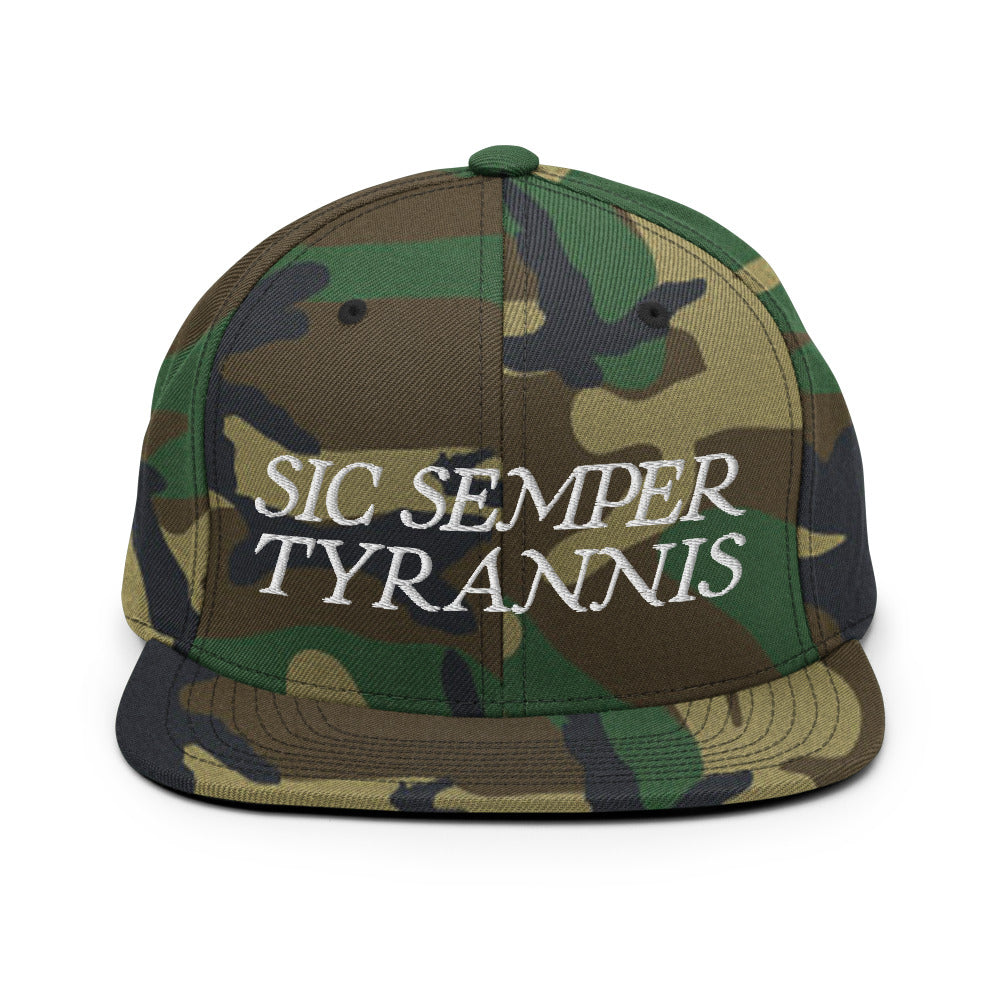 Sic Semper Tyrannis Snapback Hat