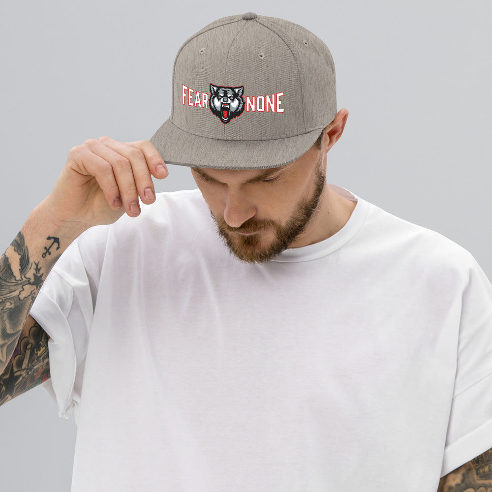 Fear None Wolf Snapback Hat