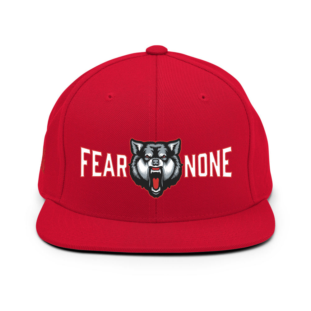 Fear None Wolf Snapback Hat