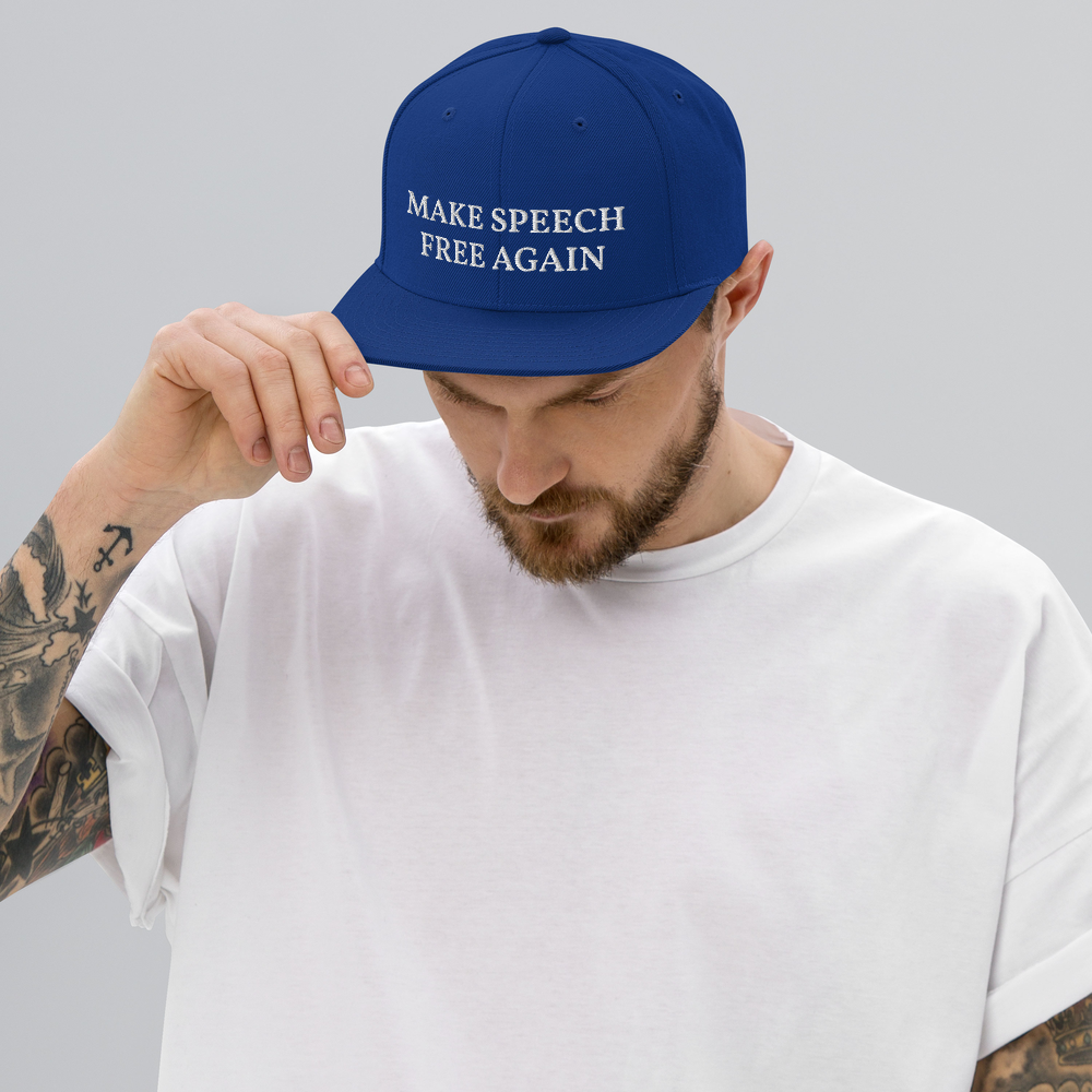 Make Speech Free Again Snapback Hat