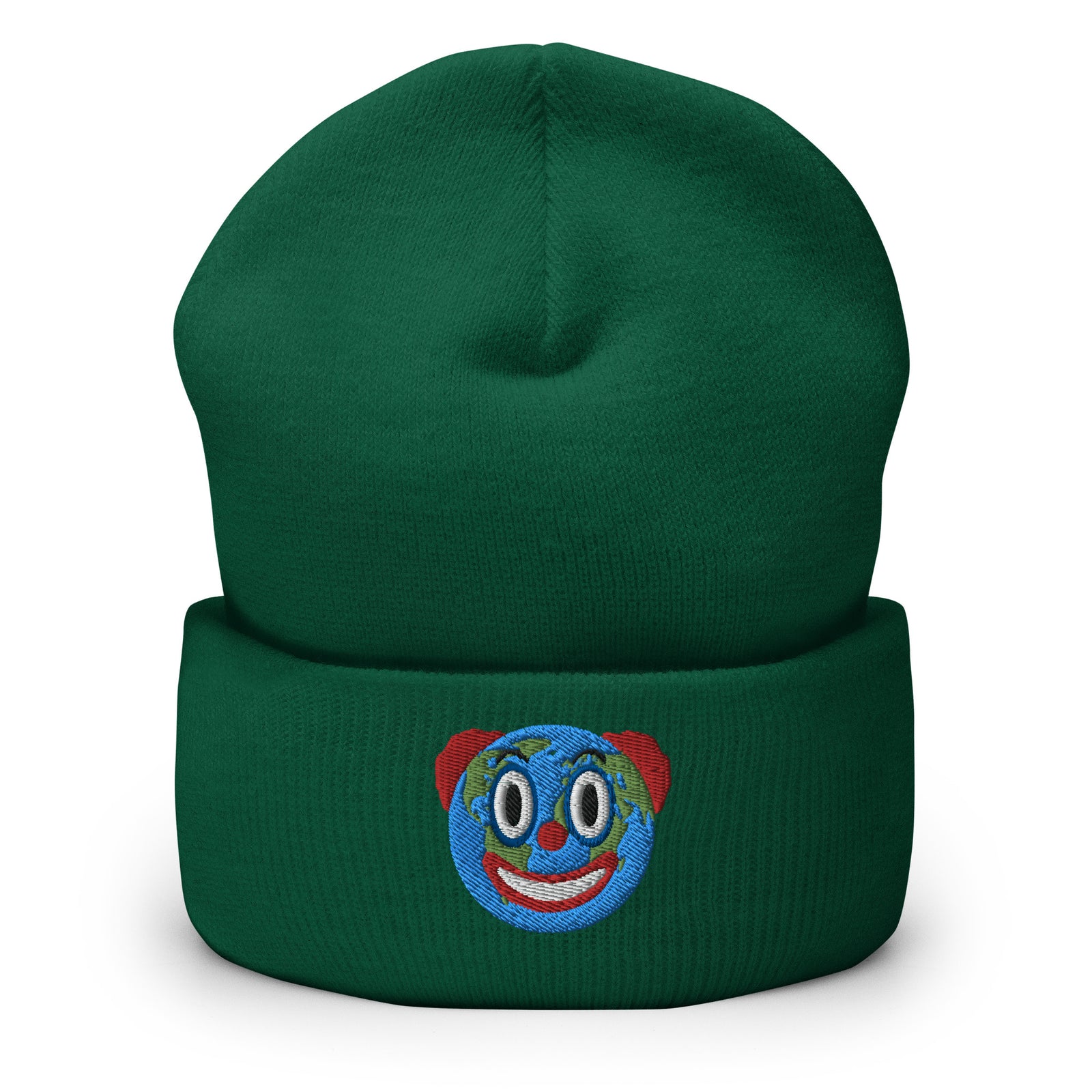 Clown World Embroidered Cuffed Beanie