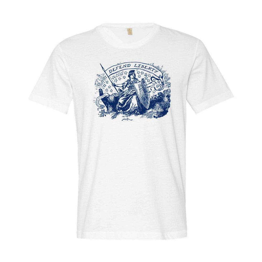 Defend Liberty graphic tee by Liberty Maniacs