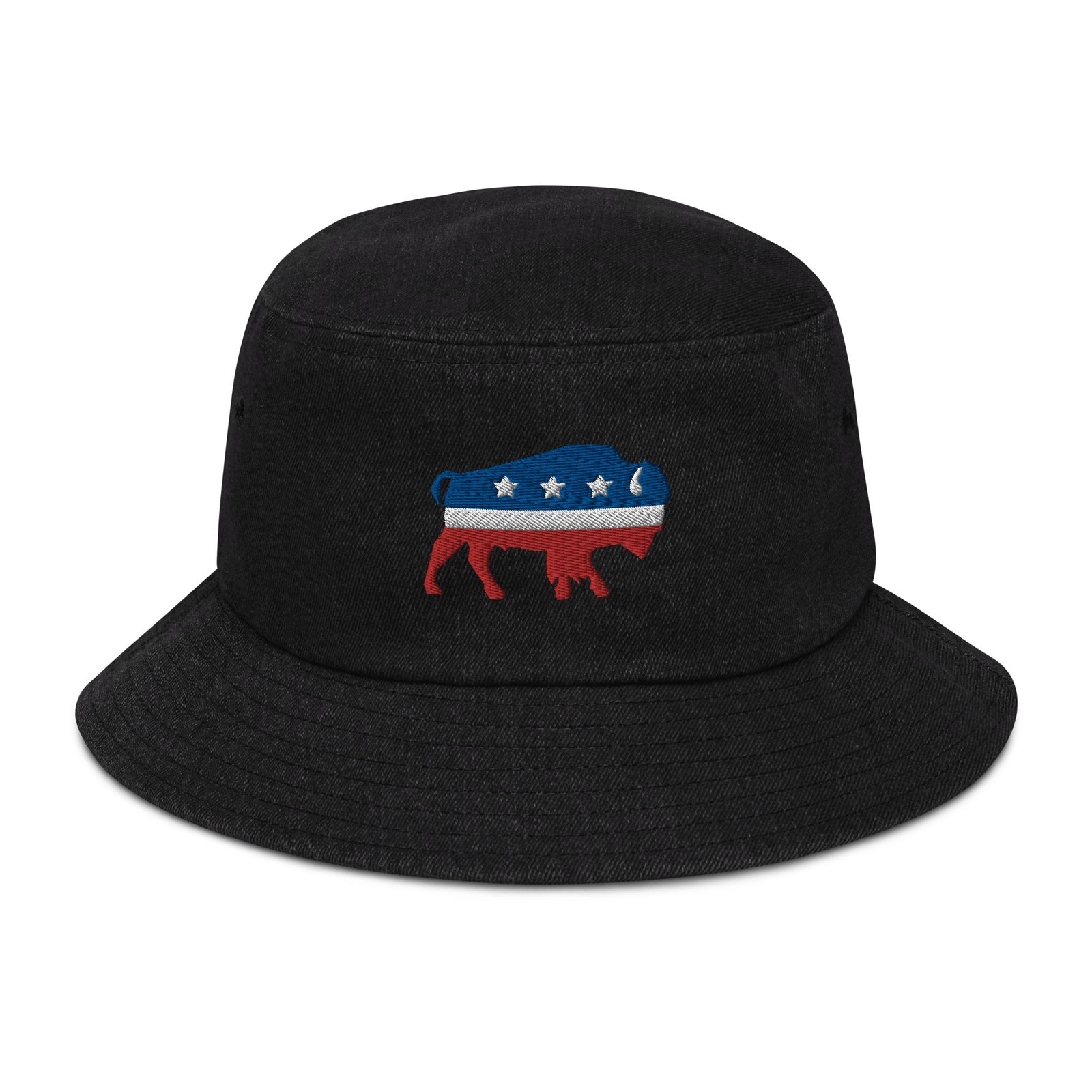 Bison Independent Denim Bucket Hat