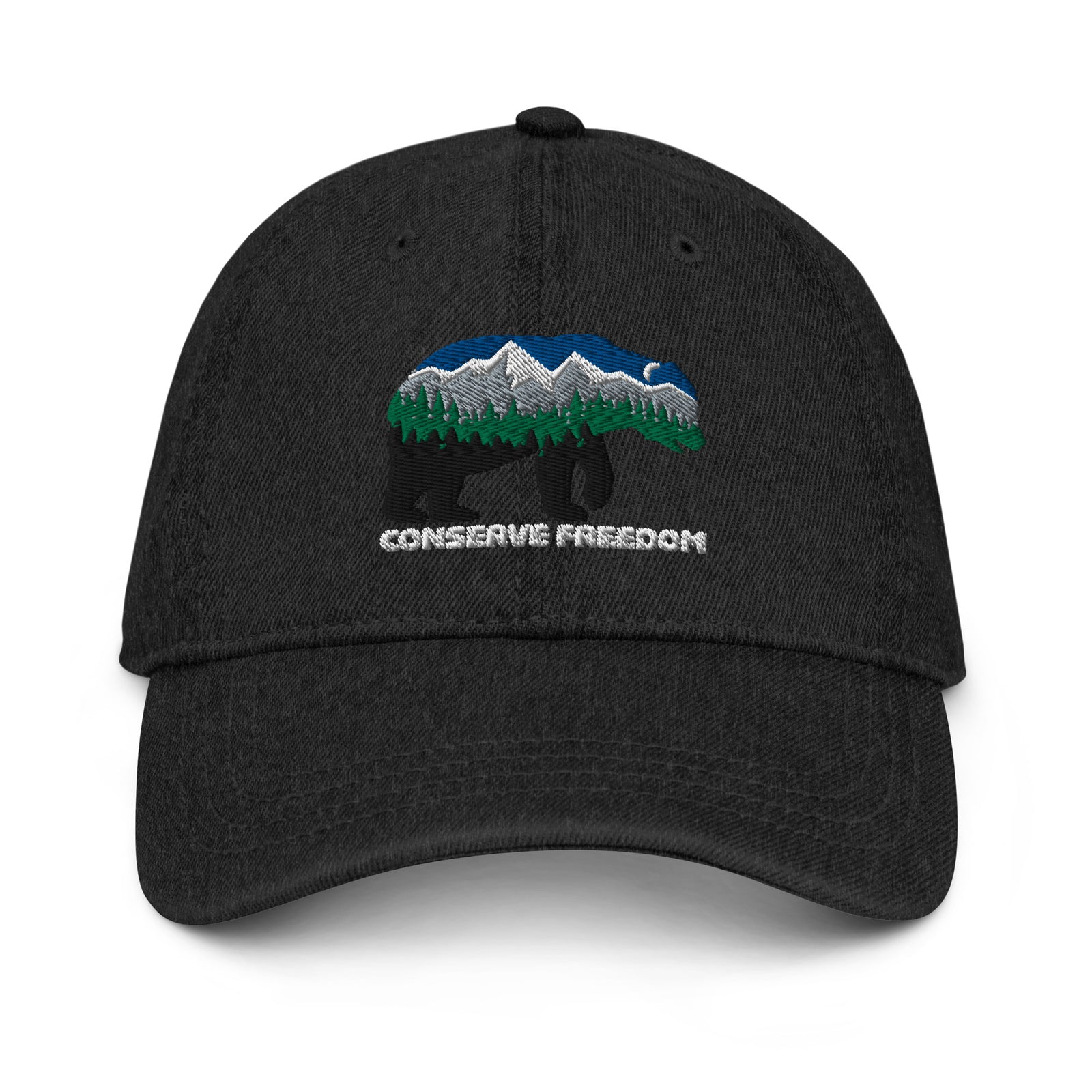 Conserve Freedom Bear Denim Hat