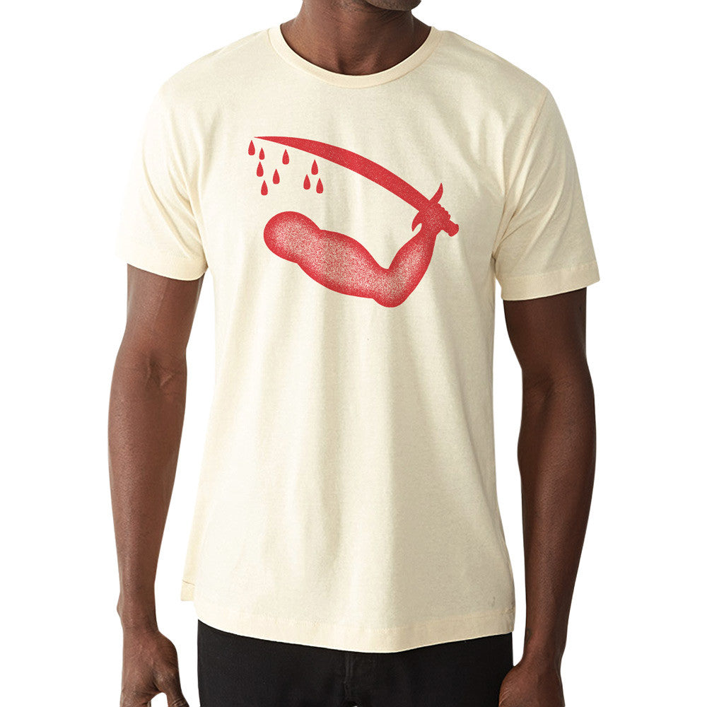 Dimmitt's Goliad Bloody Red Arm Vintage Shirt