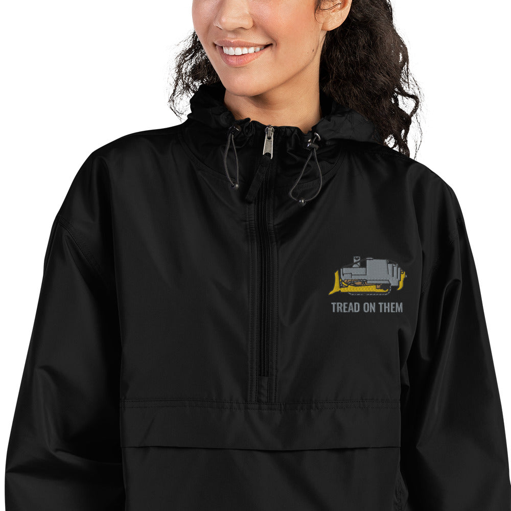 Killdozer Tread On Them Embroidered Champion Packable Jacket