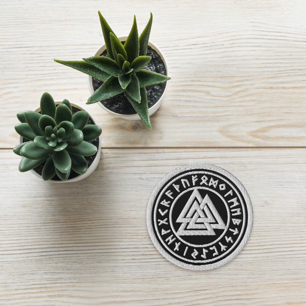 Valknut Embroidered patches