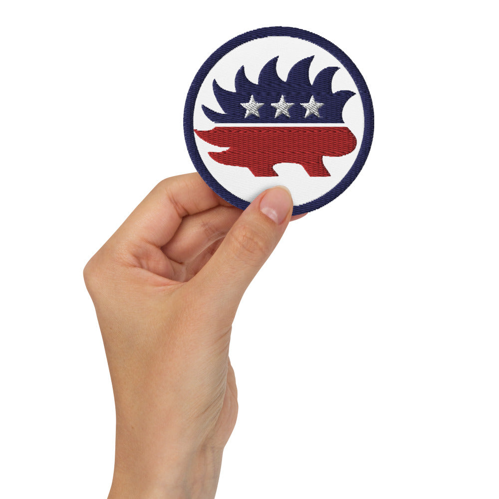 Porcupine Embroidered Morale Patch