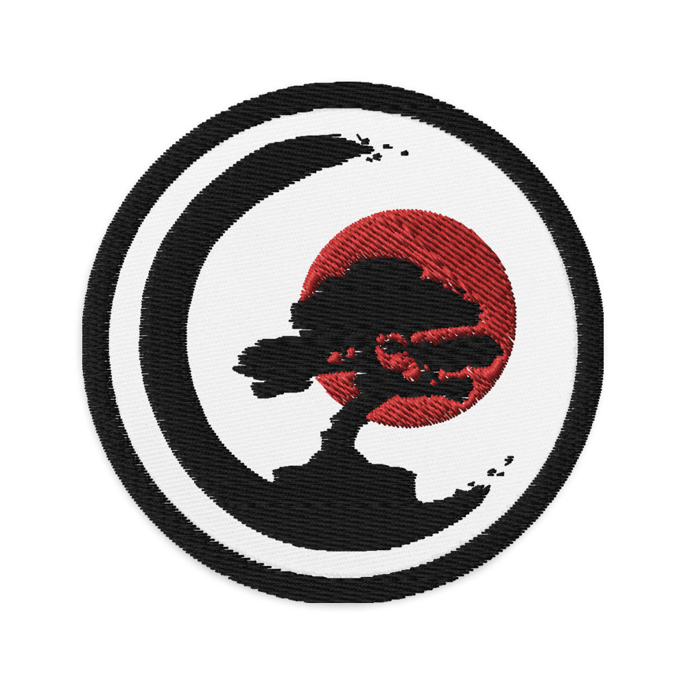 Bonsai Tree Embroidered patches