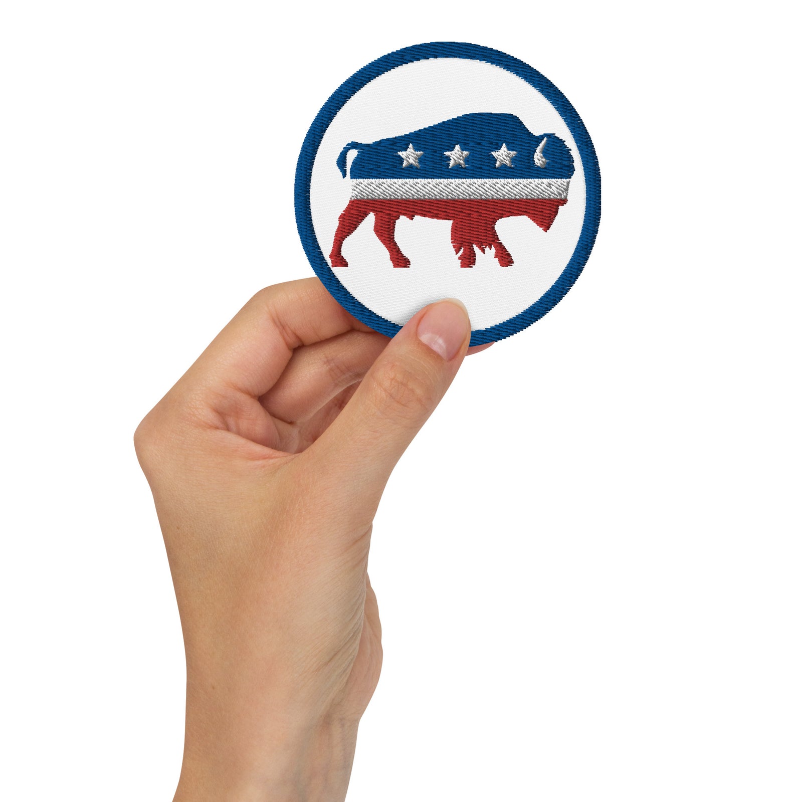 Independence Bison Embroidered Patch