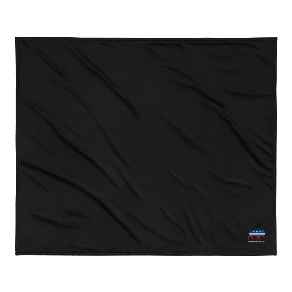 Independence Bison Sherpa Blanket