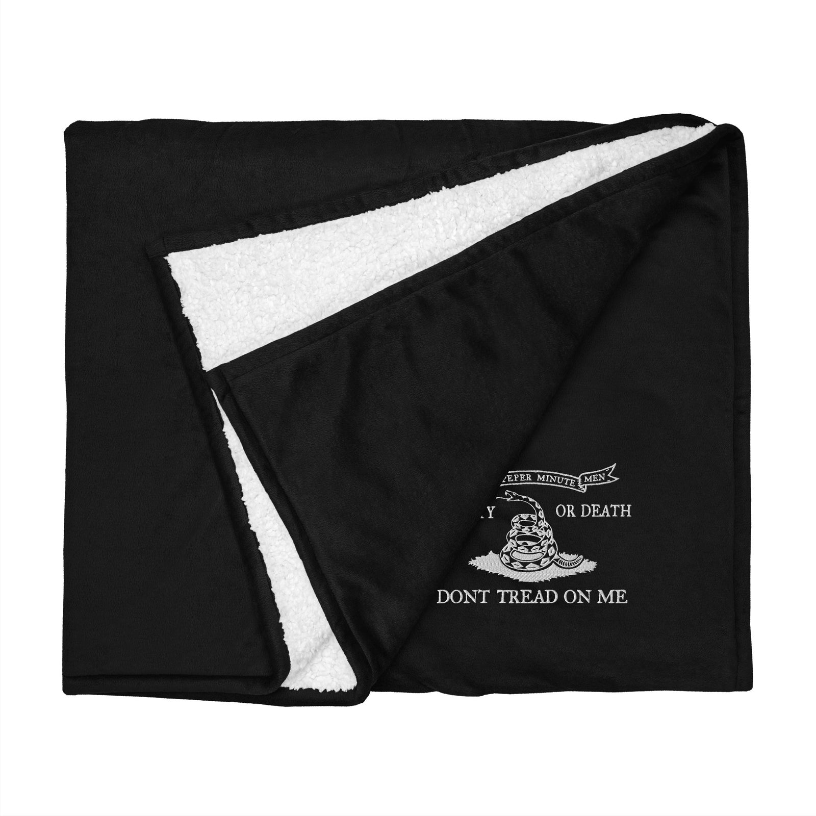 Culpeper Embroidered Sherpa Blanket