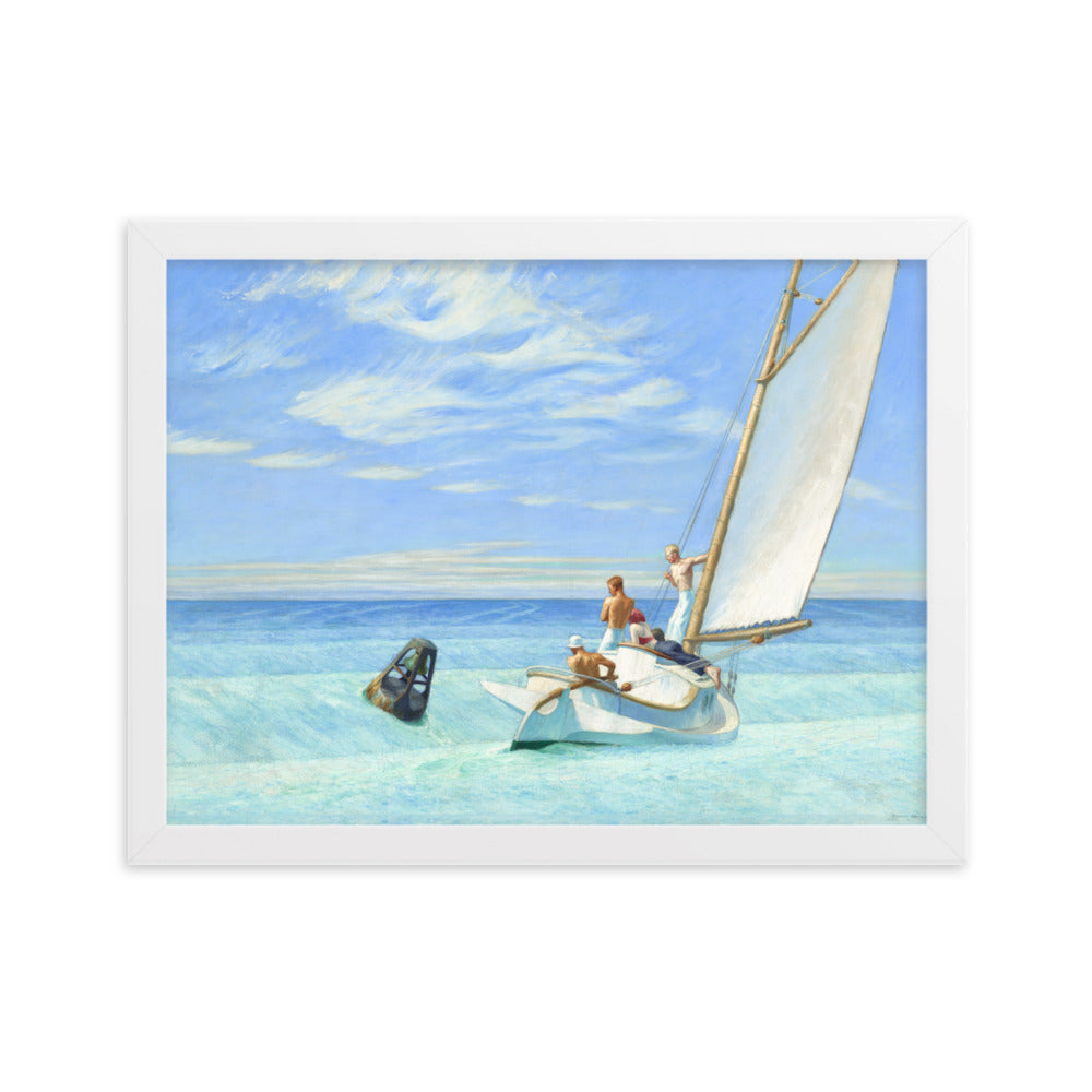 Ground Swell Edward Hopper Framed Print