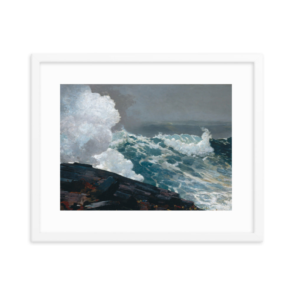 Northeaster Winslow Homer Framed Print