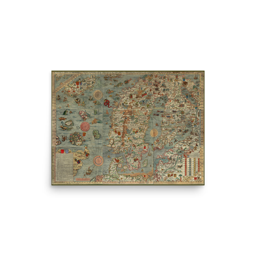 Carta Marina Print