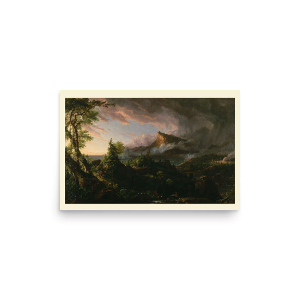 The Savage State Thomas Cole The Course of Empire Art Print