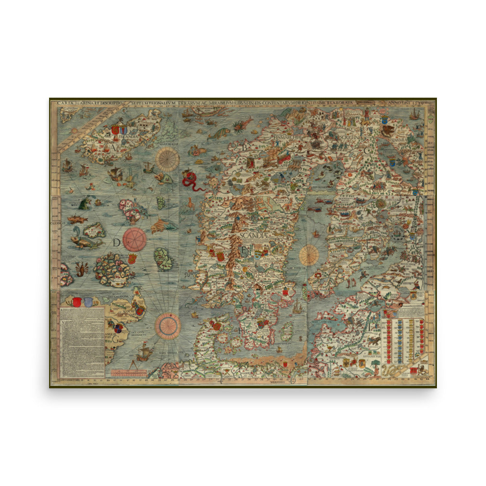 Carta Marina Print