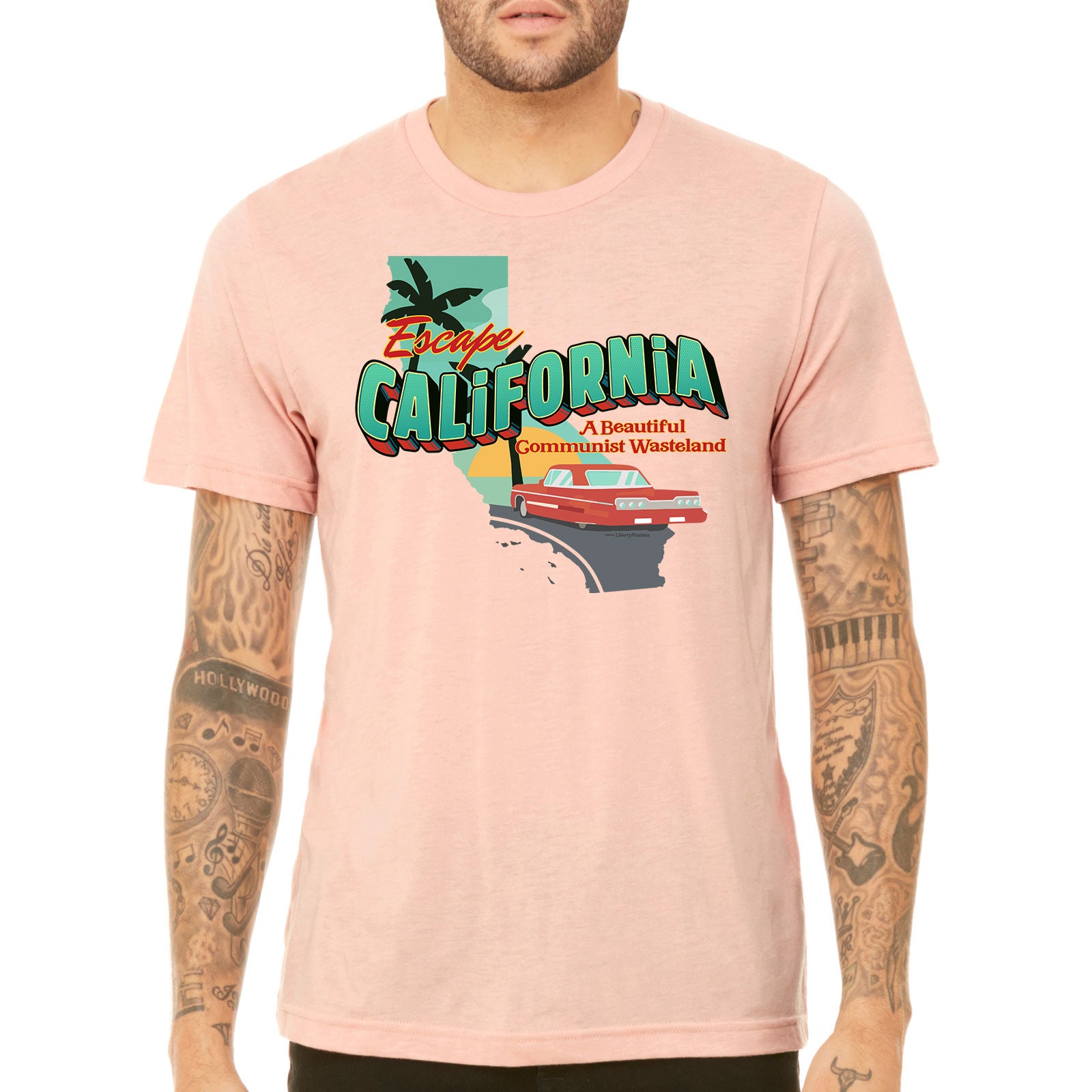 Escape California A Beautiful Communist Wasteland Short-Sleeve Unisex T-Shirt