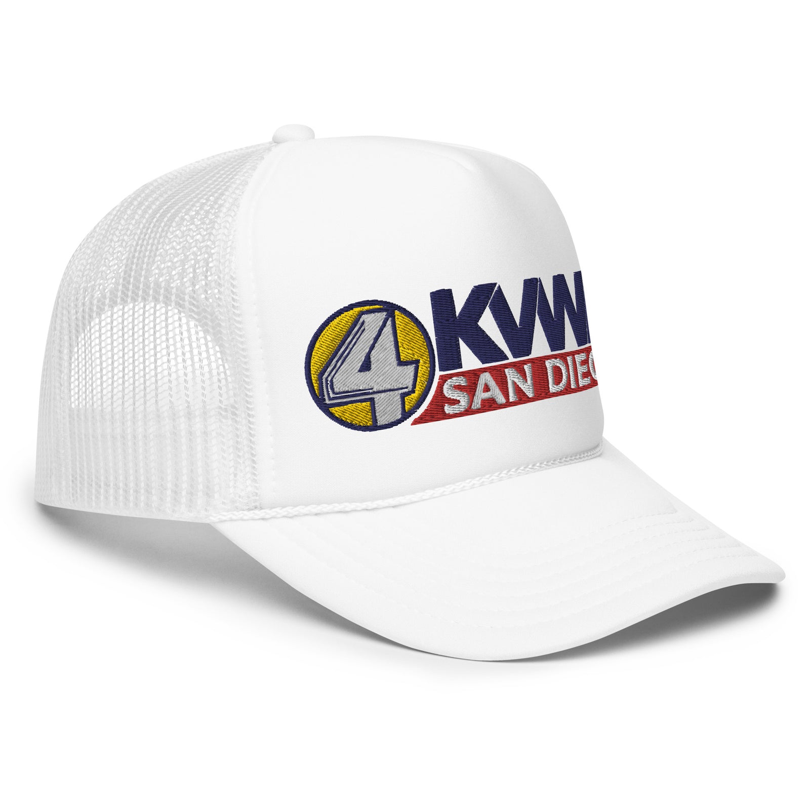 KVWN Channel 4 San Diego Anchorman Foam Trucker Hat