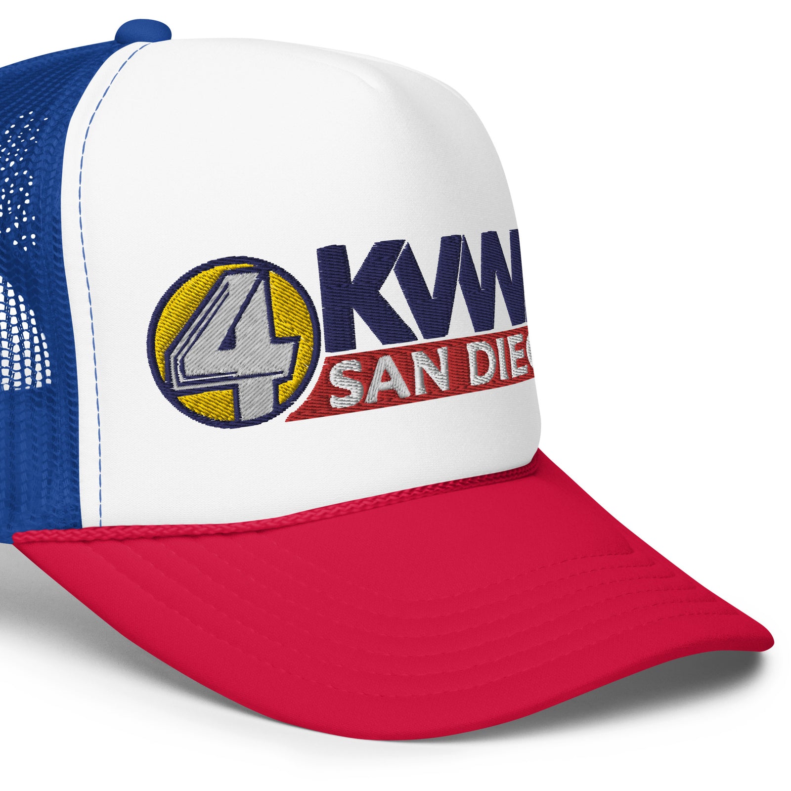 KVWN Channel 4 San Diego Anchorman Foam Trucker Hat