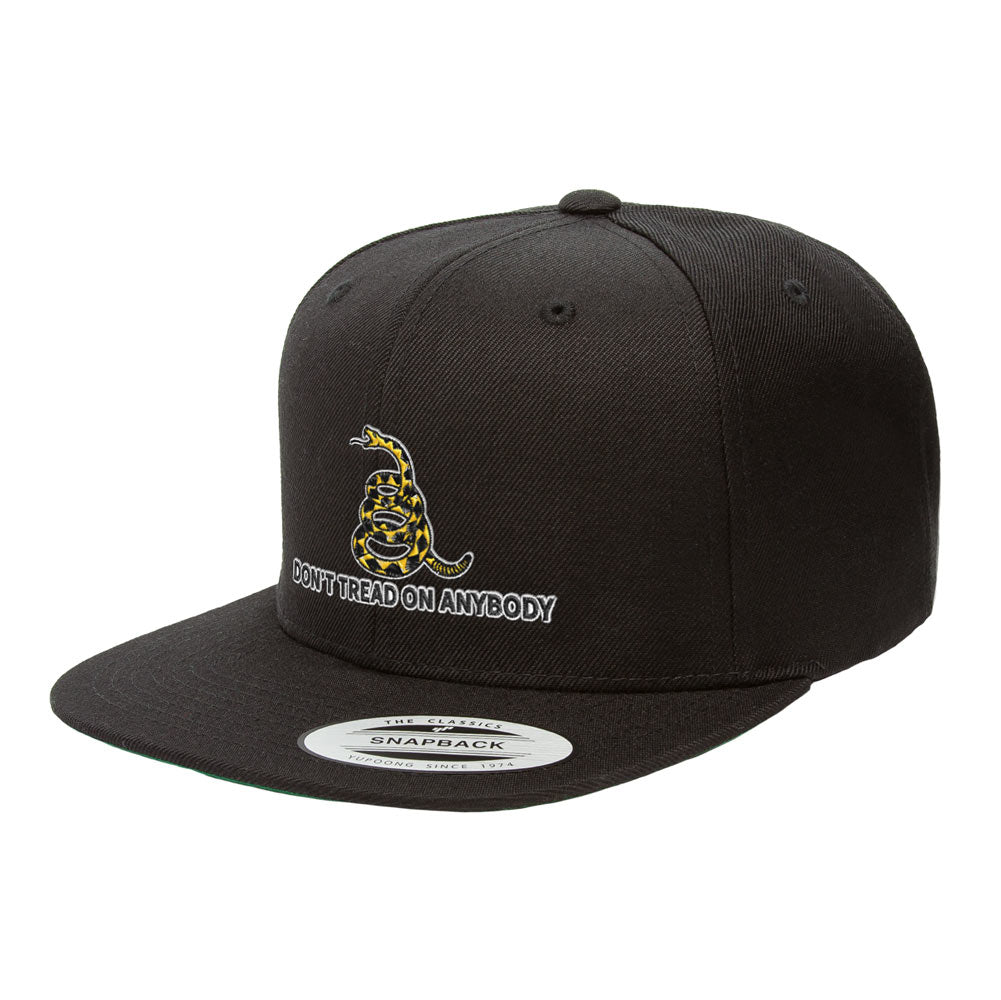 Don't Tread On Anybody Gadsden Snapback Hat