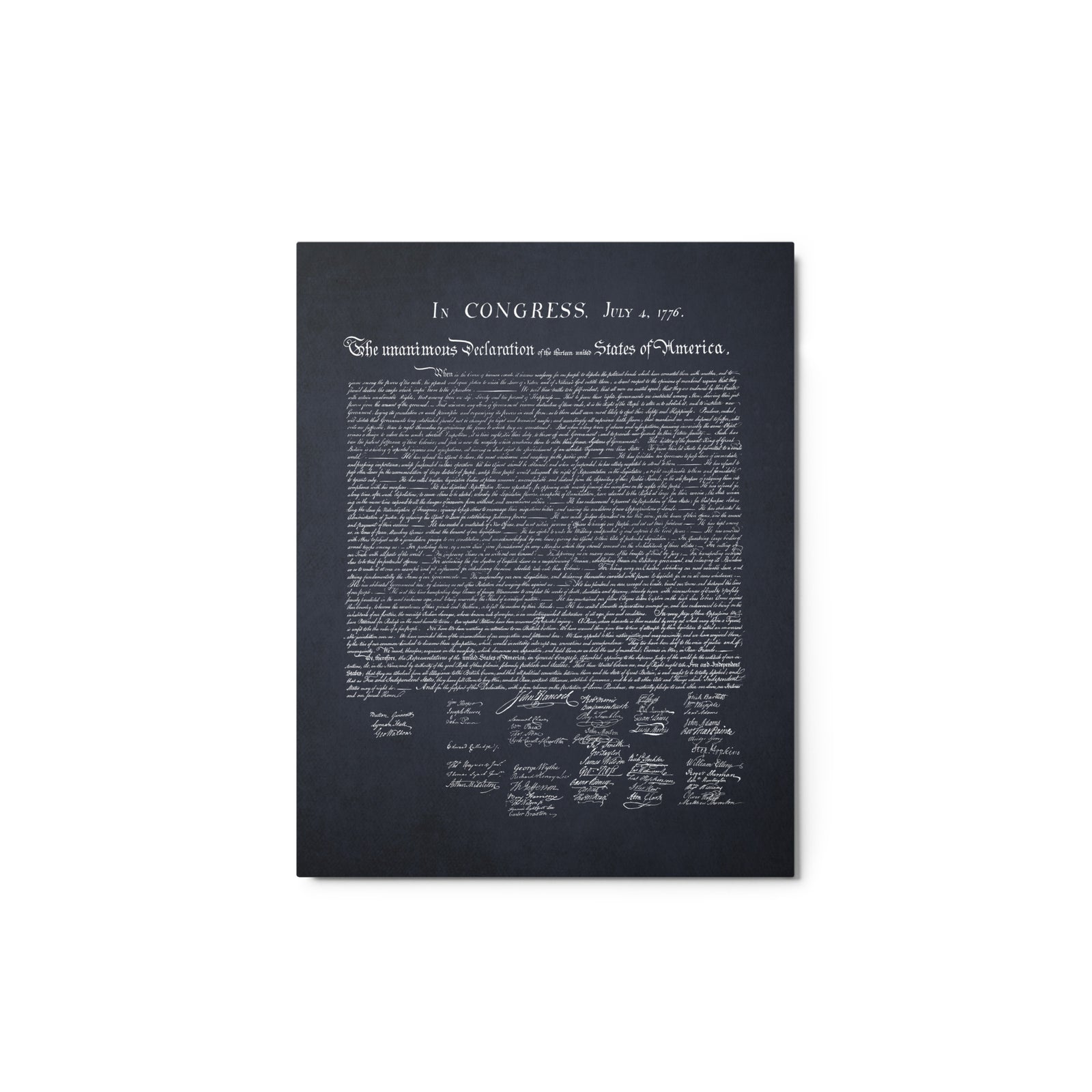 Declaration of Independence Metal Print