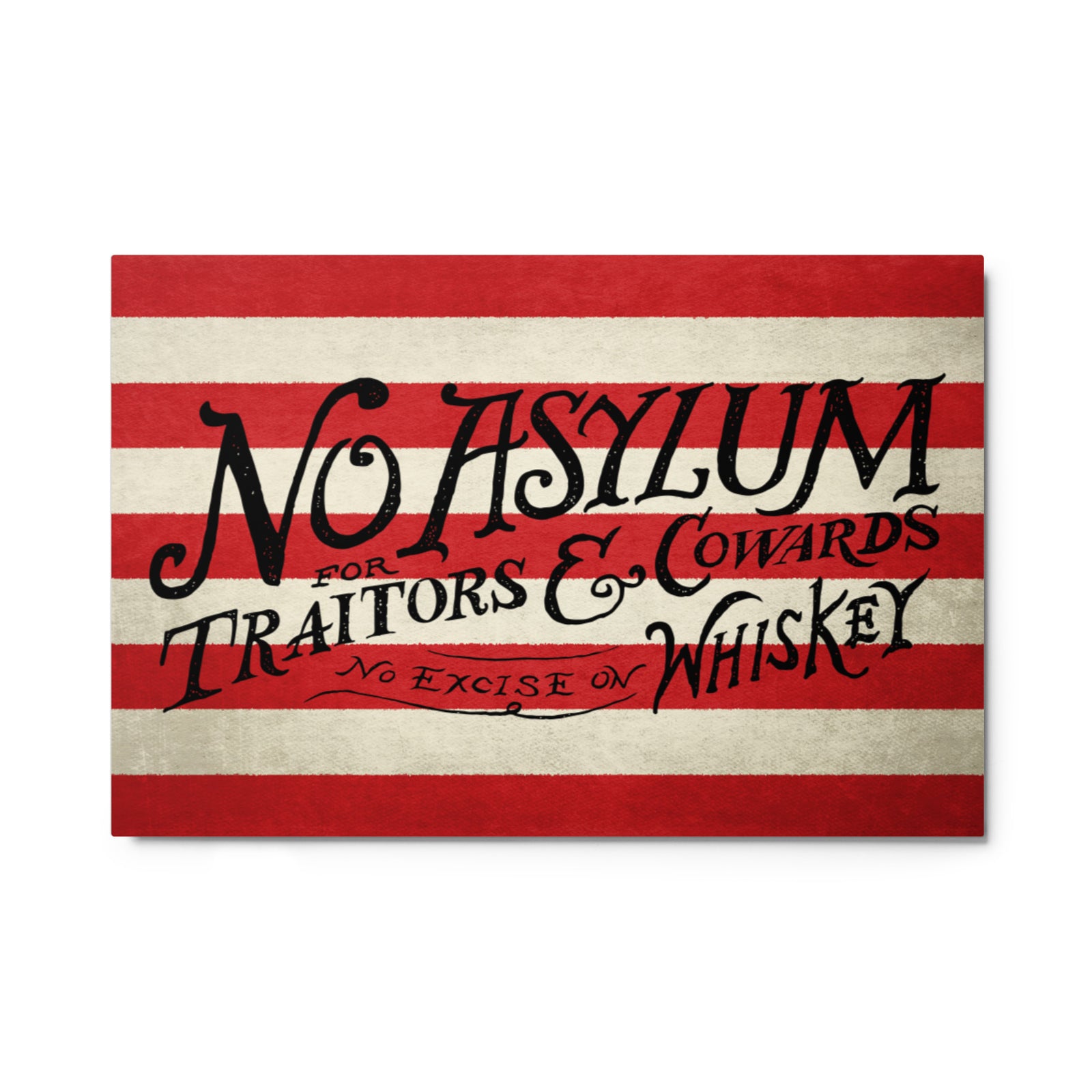 Whiskey Rebellion Flag Metal prints