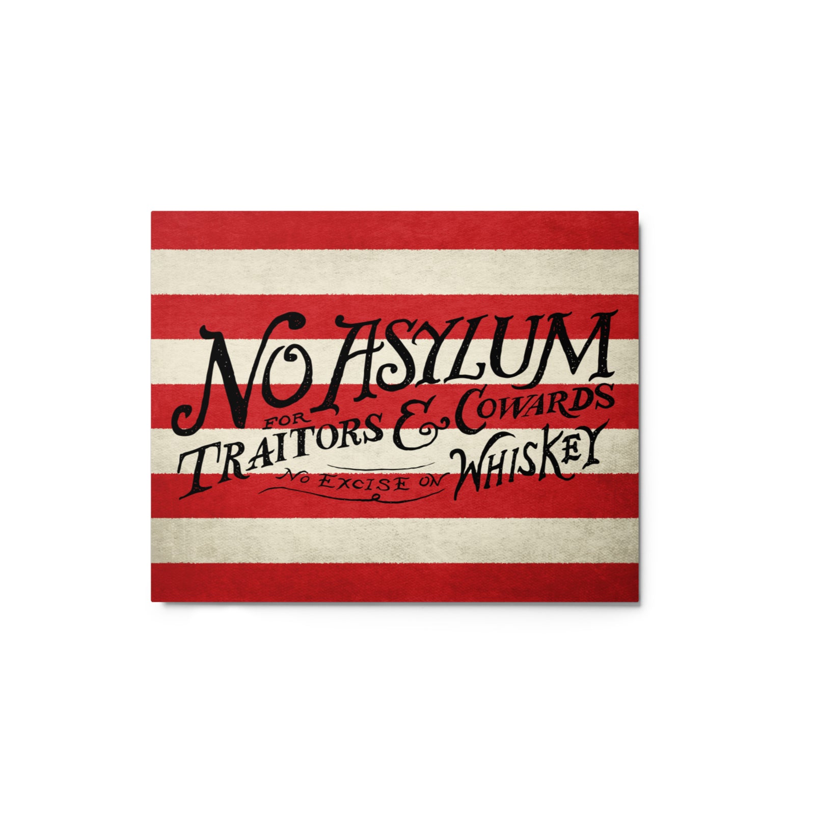 Whiskey Rebellion Flag Metal prints