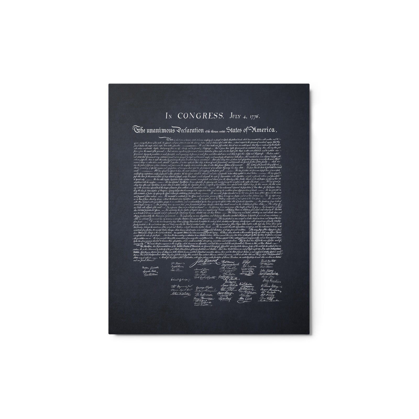 Declaration of Independence Metal Print