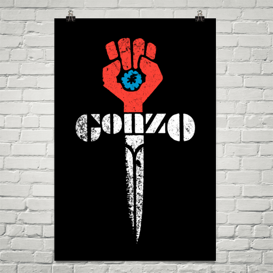 Gonzo Journalism Fist Poster