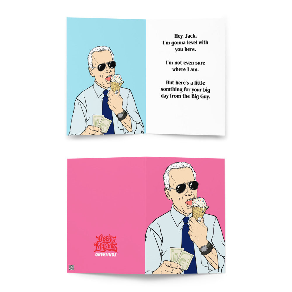 Biden Hey Jack Greeting Card