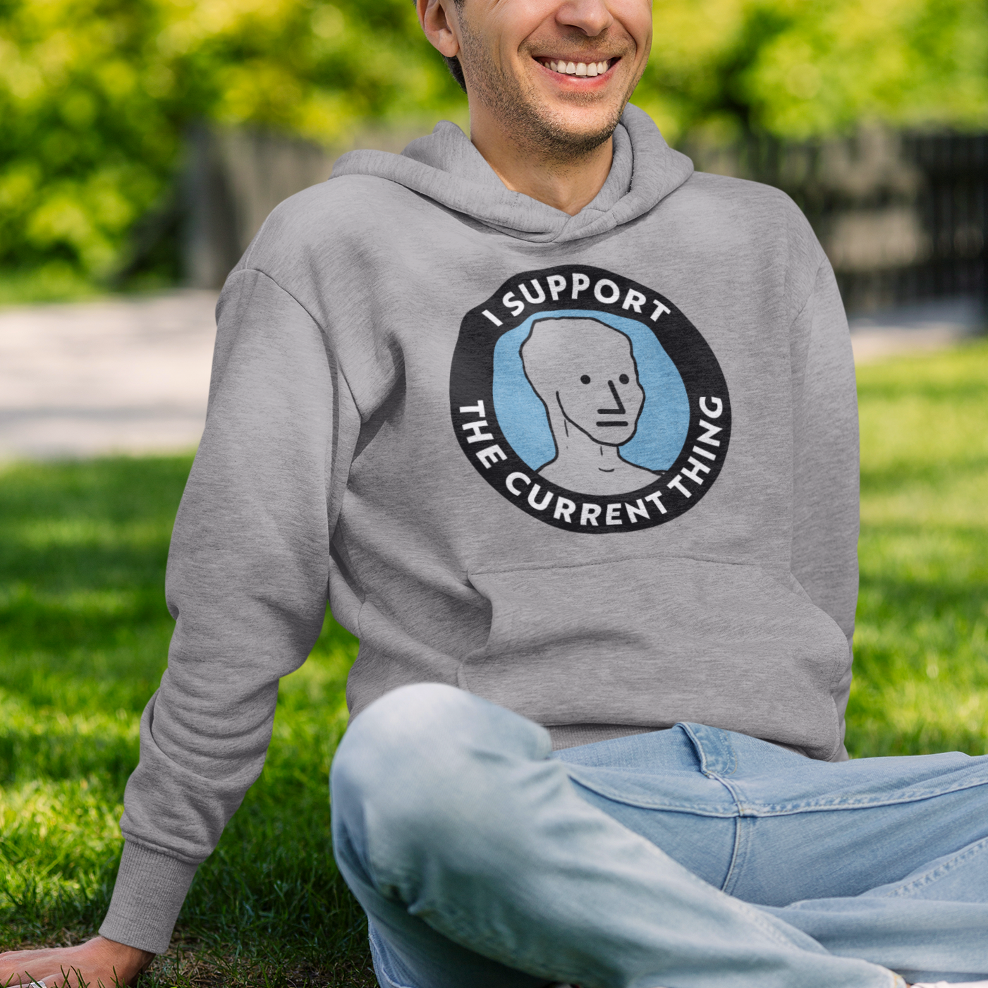 I Support the Current Thing NPC Unisex Hoodie