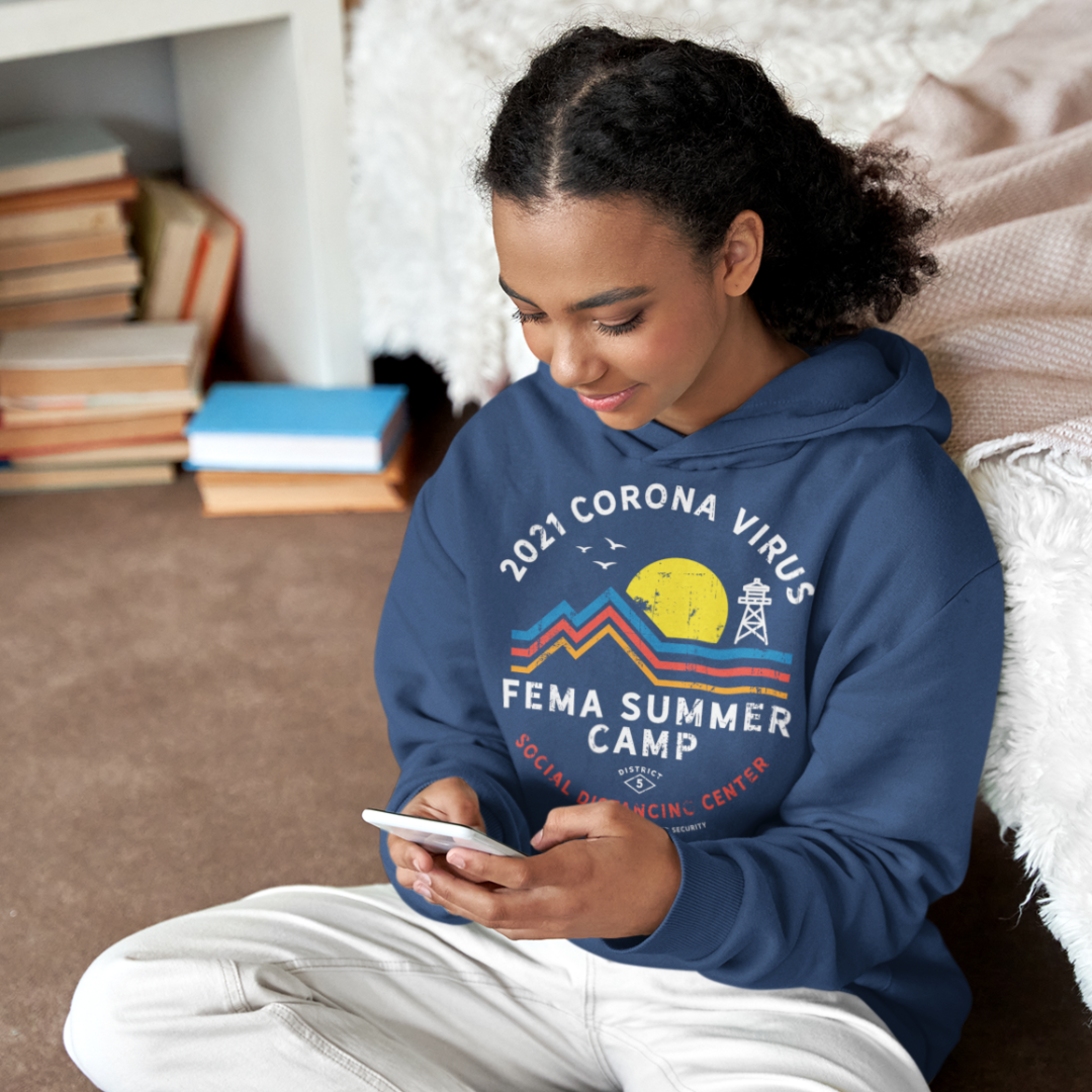 2021 Corona Virus FEMA Summer Camp Unisex Hoodie