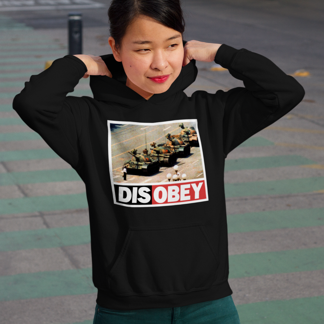Tank Man DISOBEY 30th Anniversary Unisex Graphic Hoodie