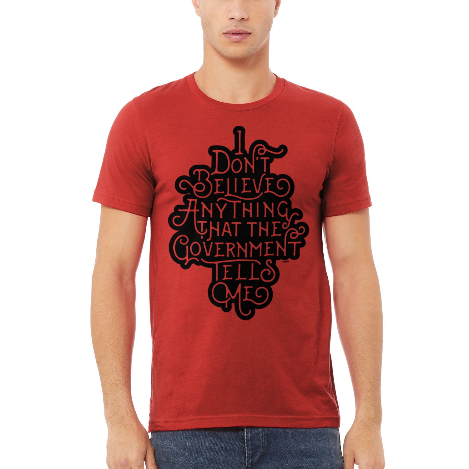 I Don't Believe Anything That the Government Tells Me Graphic T-Shirt