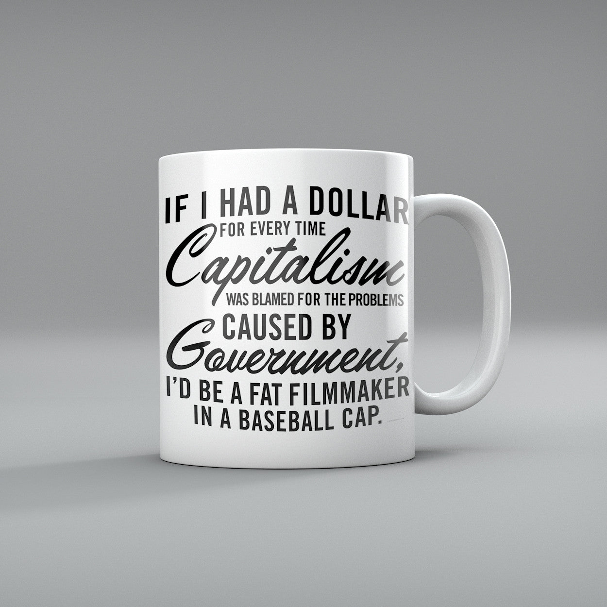 If I had A Dollar for Everytime Capitalism Was Blamed Coffee Mugs