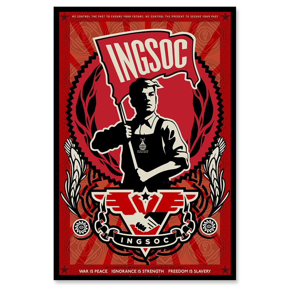 INGSOC 1984 Propaganda Poster