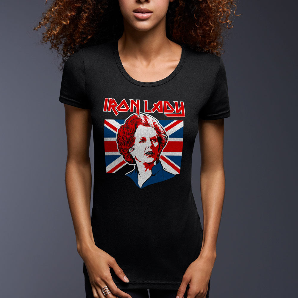 Iron Lady Margaret Thatcher Ladies Concert T-Shirt