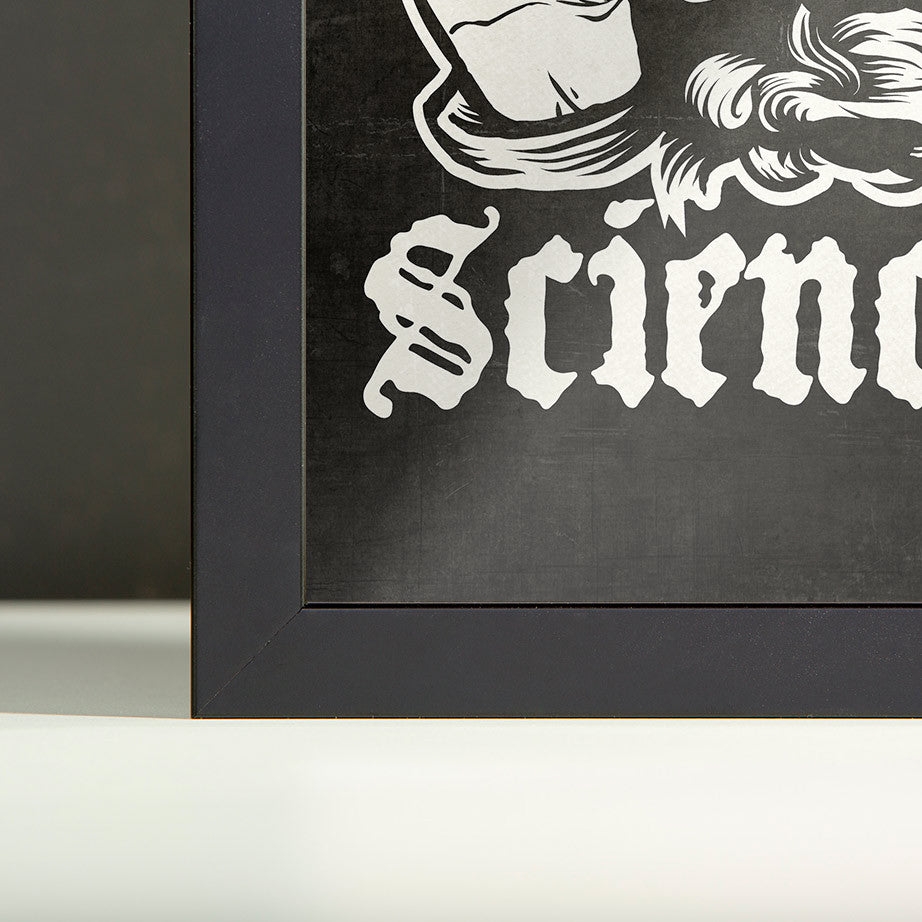 Sir Isaac Newton Science Rocks Giclée Print