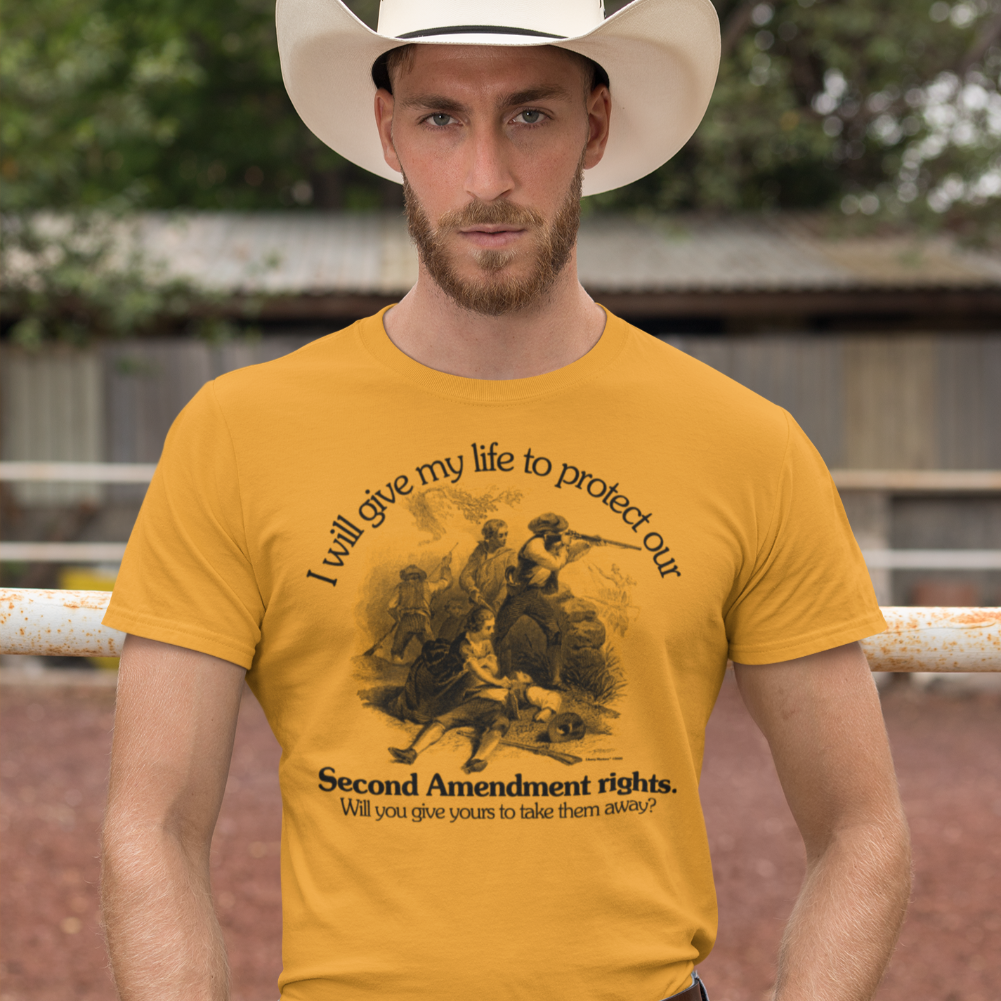 I Will Give My Life to Protect Our Second Amendment Graphic T-Shirt
