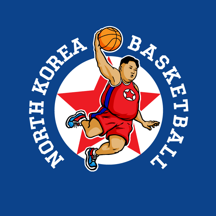 North Korea Basketball Rocketman T-Shirt