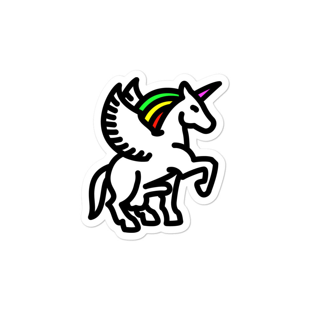 Look at the Horn On That Unicorn Sticker