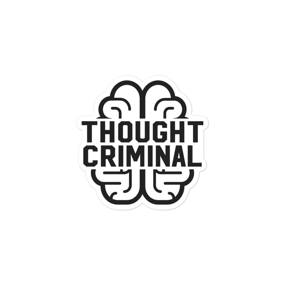 Thought Criminal Sticker