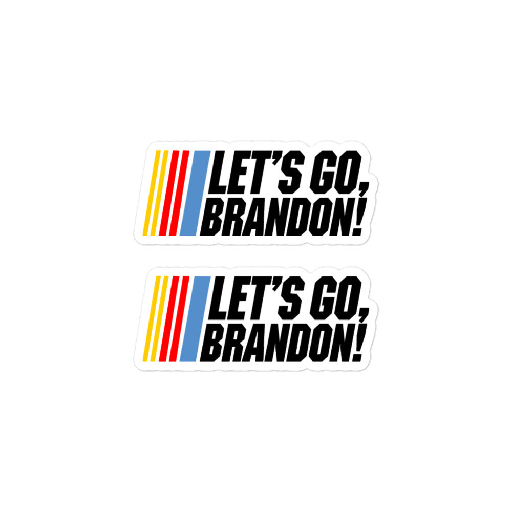 Let's Go Brandon LGB Racing stickers