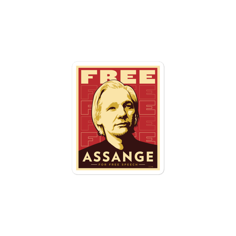 Free Assange Sticker