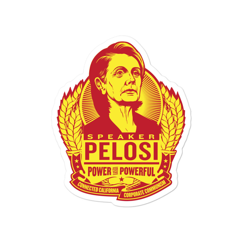 Pelosi Power for the Powerful Sticker