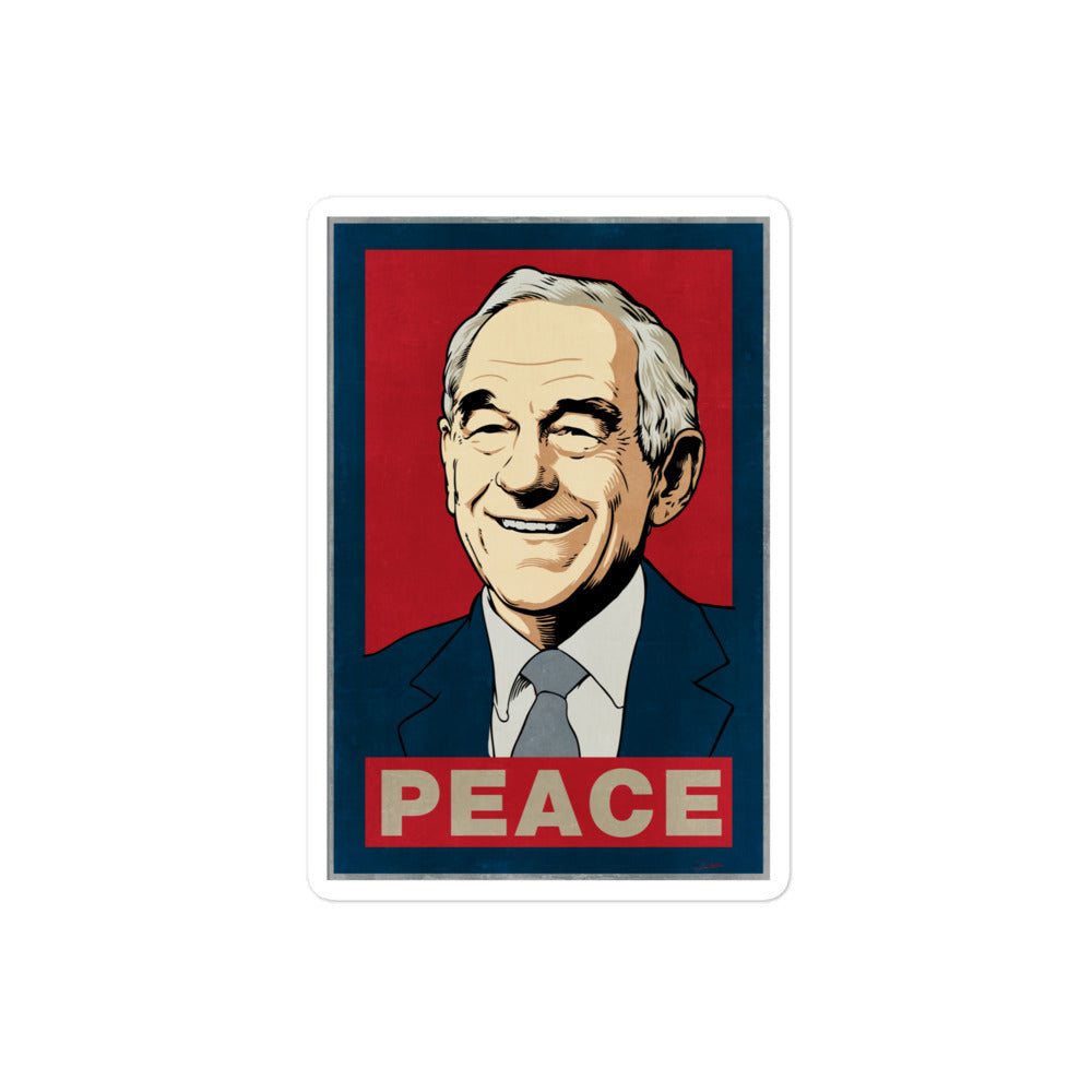 Ron Paul Peace Sticker
