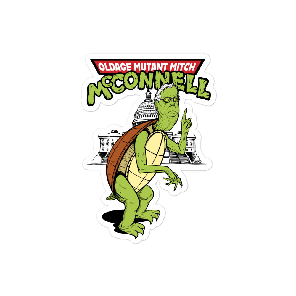 Oldage Mutant Mitch McConnell Sticker
